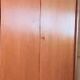 Vintage Scandinavian wardrobe in teak
