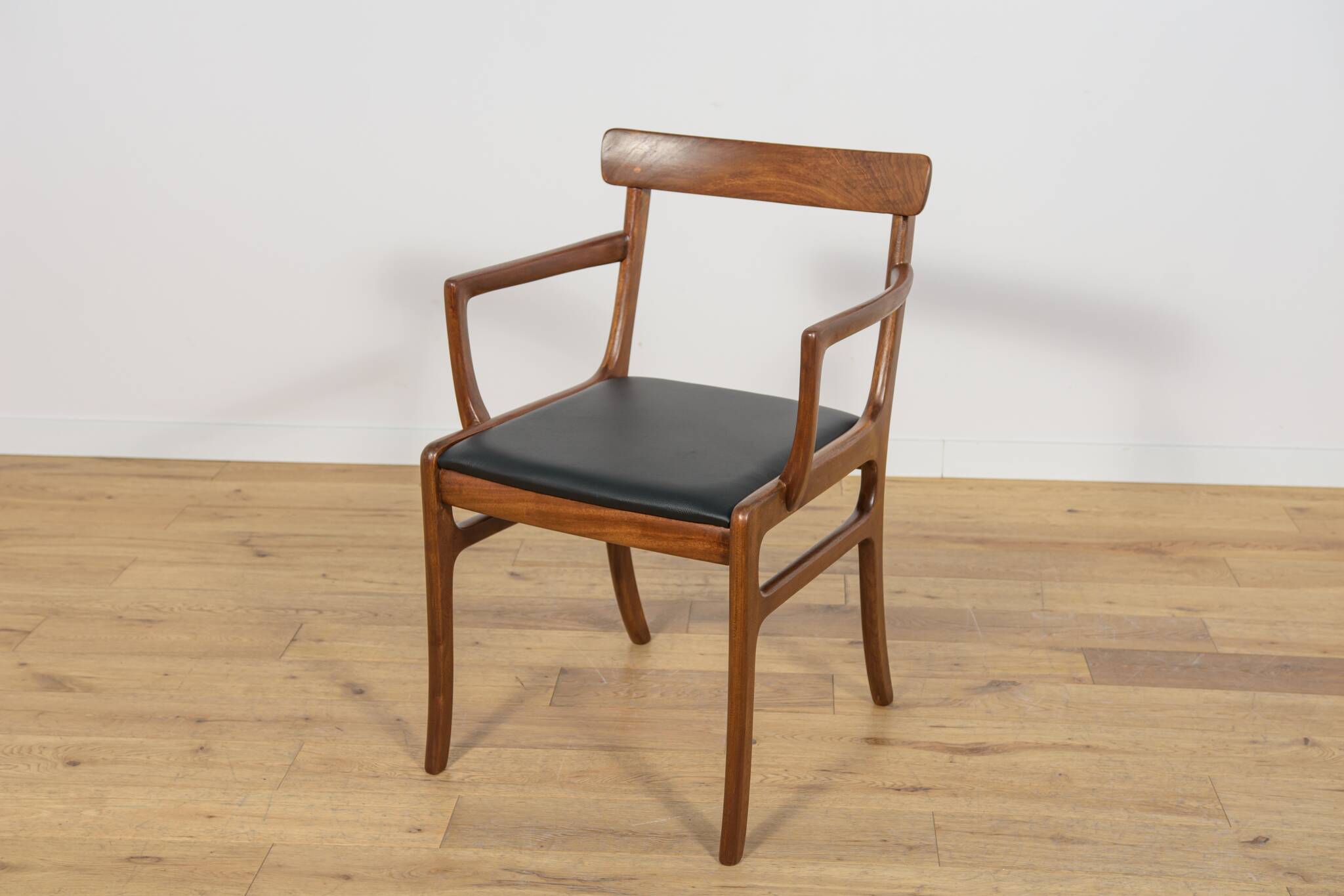 Danish Dining Chairs by Ole Wanscher for Poul Jeppesens Furniture Factory.