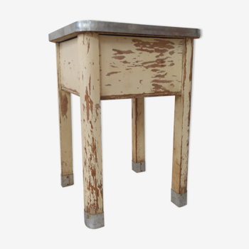 Tabouret coffre de cireur