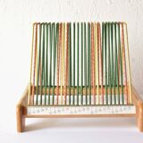 Vintage record rack for 25 vinyls - 1960s