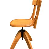 Pair of Baumann rotating screw chairs 1960