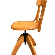Pair of Baumann rotating screw chairs 1960