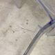 Pair of transparent polycarbonate chairs