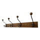 Old oak and metal hook