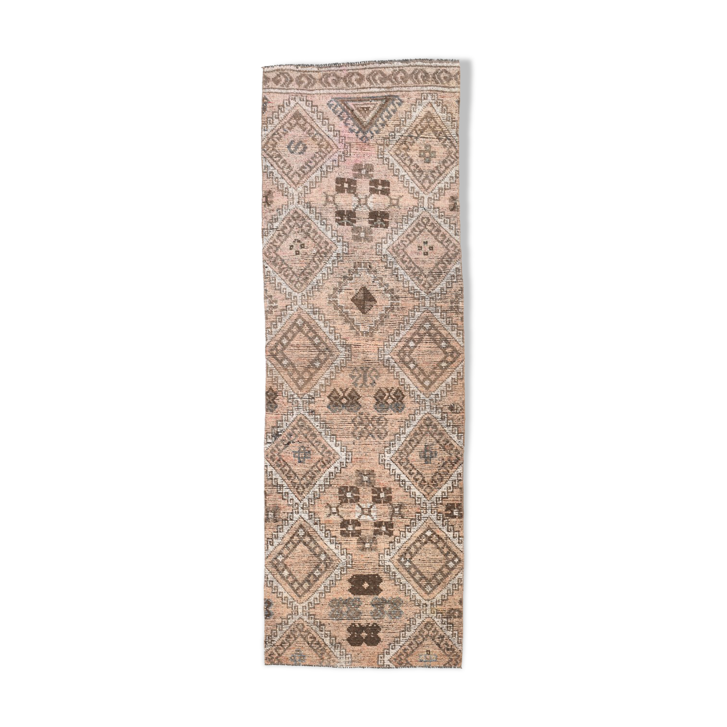 3x9 Bohemian Vintage Runner Rug 263x86Cm