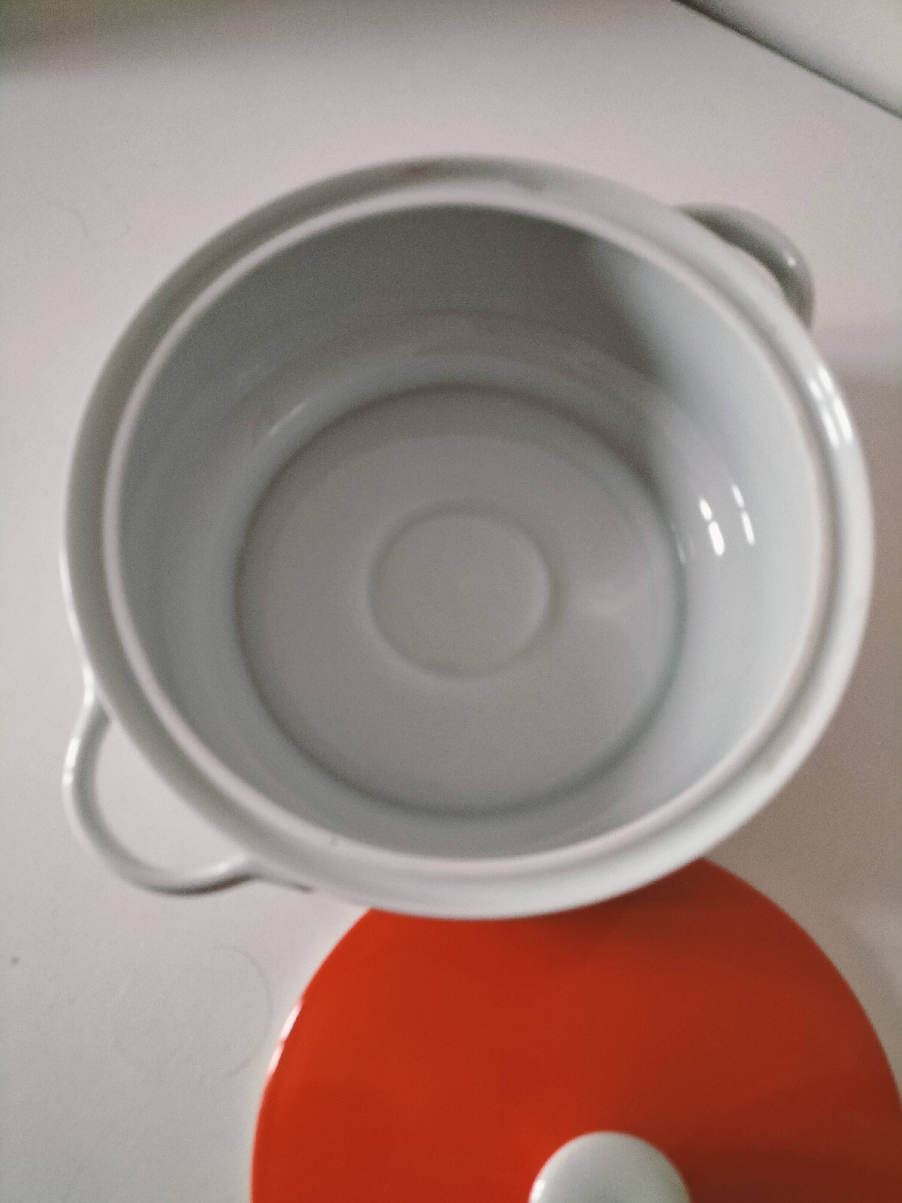 Vintage Wunsiedel Bavaria soup tureen – 70s orange pop flowers