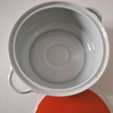 Vintage Wunsiedel Bavaria soup tureen – 70s orange pop flowers
