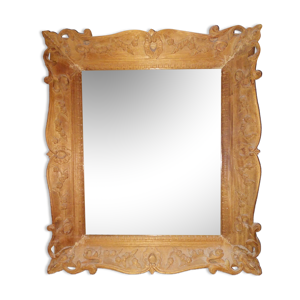 Miroir trumeau en bois