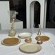 A genuine natural stoneware deep plate D20.5