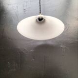 Opaline cone pendant light