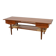 Mid-Century Teak & Rattan Coffee Table, Denmark, 1960s