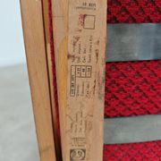 Paire de fauteuils Boomerang  rouge Antonin Suman pour Ton Bystrice Thonet