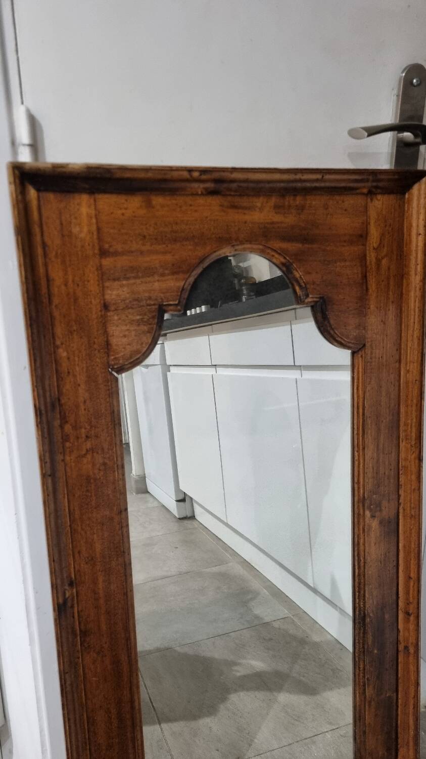 Grand miroir en bois