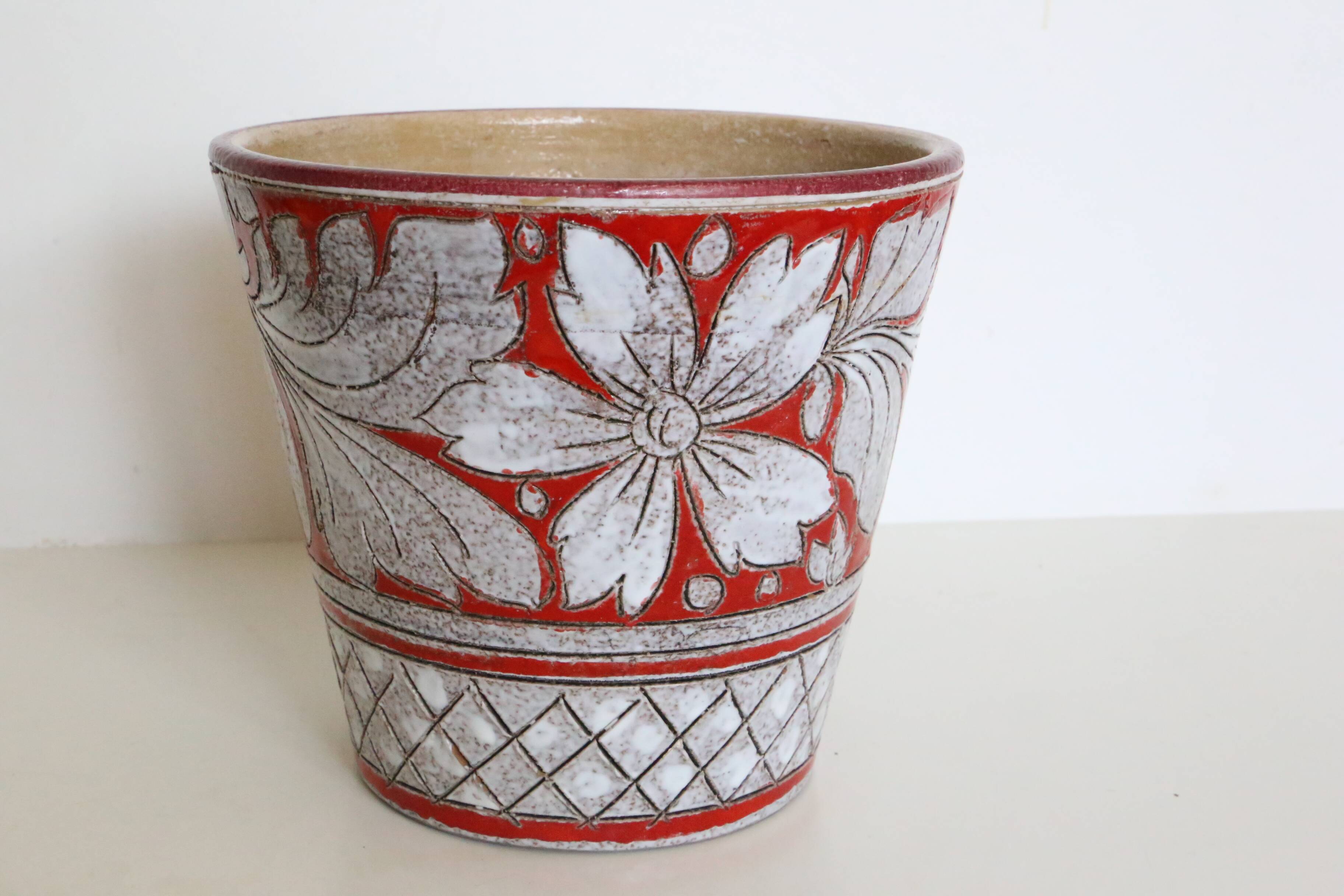 Italian ceramic planter by Fratelli Fanciullacci, circa 1950/60 /