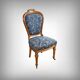 Paire de chaises en chêne, style Louis-Philippe, milieu XXème