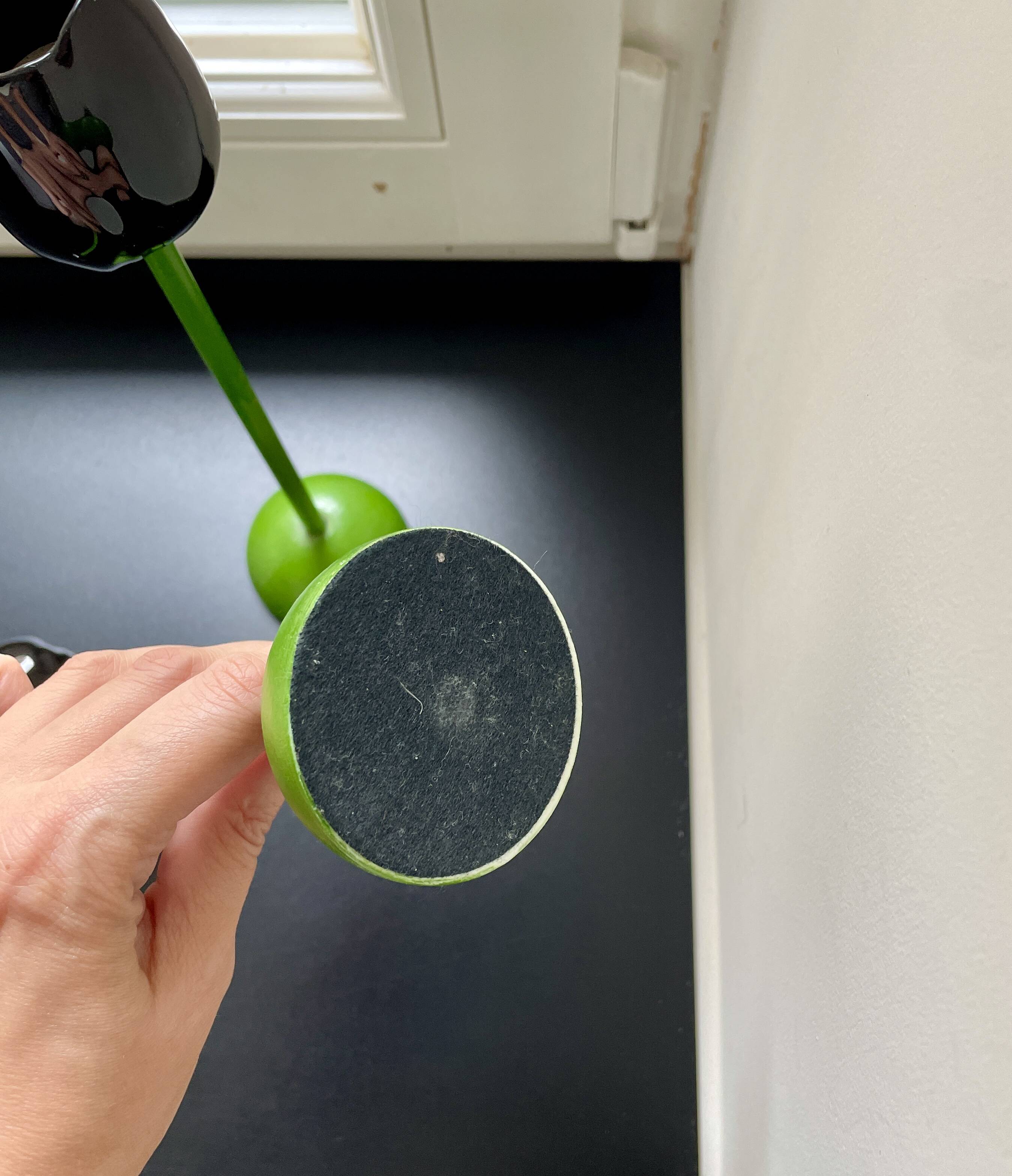 2 designer porcelain candlesticks "Tulip" - Taitu Milano - Rare vintage