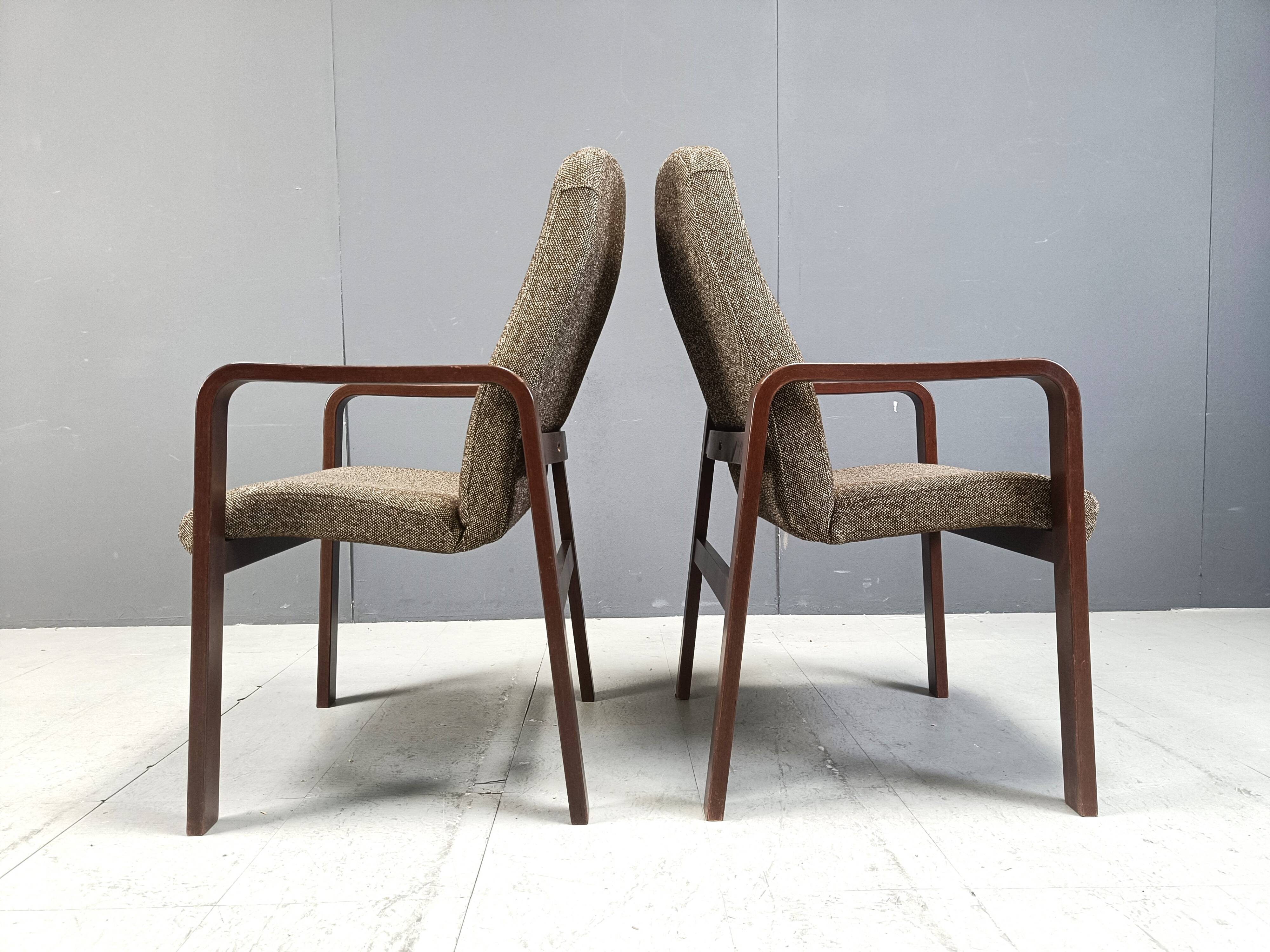 Vintage bentwood dining chairs set of 8 - 1993