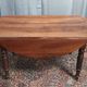 19th-century Louis Philippe walnut drop-leaf table.