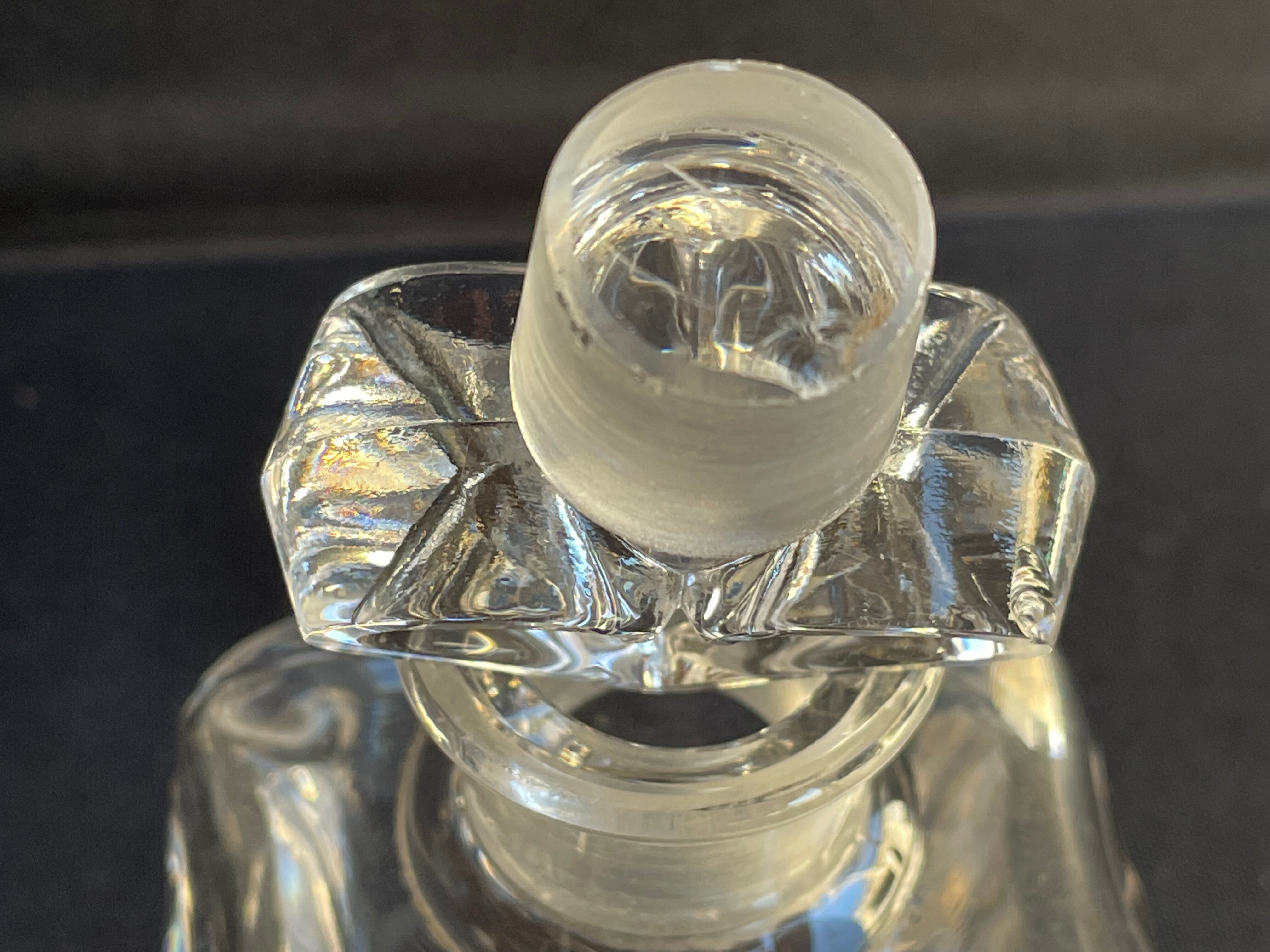 Georges Chevalier - Baccarat - Empty perfume bottle in Cut crystal