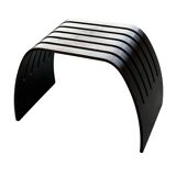 Table d'appoint tabouret en contreplaqué courbé danois design années 80