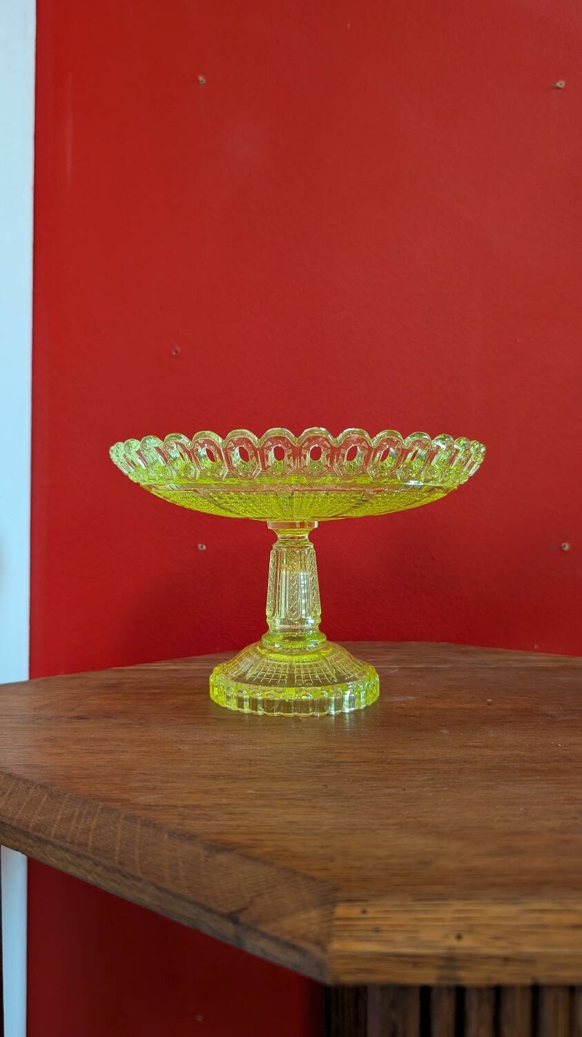 Fruit bowl in ouraline - Art Deco style