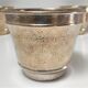 Three pot covers brass silver cover golden patina monogram early twentieth century