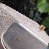 Modernist wall lamp perspex