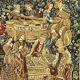 Handmade medieval style wall tapestry
