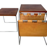 Nesting table magazine holders