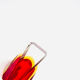 Vase Flavio Poli pour Seguso - Sommerso - Murano rouge et jaune