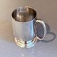 Tankard en argent anglais vintage