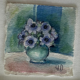 Aquarelle "anémones" Maryse Delarue