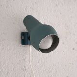 1950s/60s Scandinavian Blue Wall Lamp