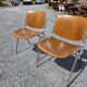 Paire de chaises "DSC 106" par Giancarlo Piretti pour Castelli, 1960
