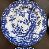 8 dessert plates with Japanese cherry blossom design