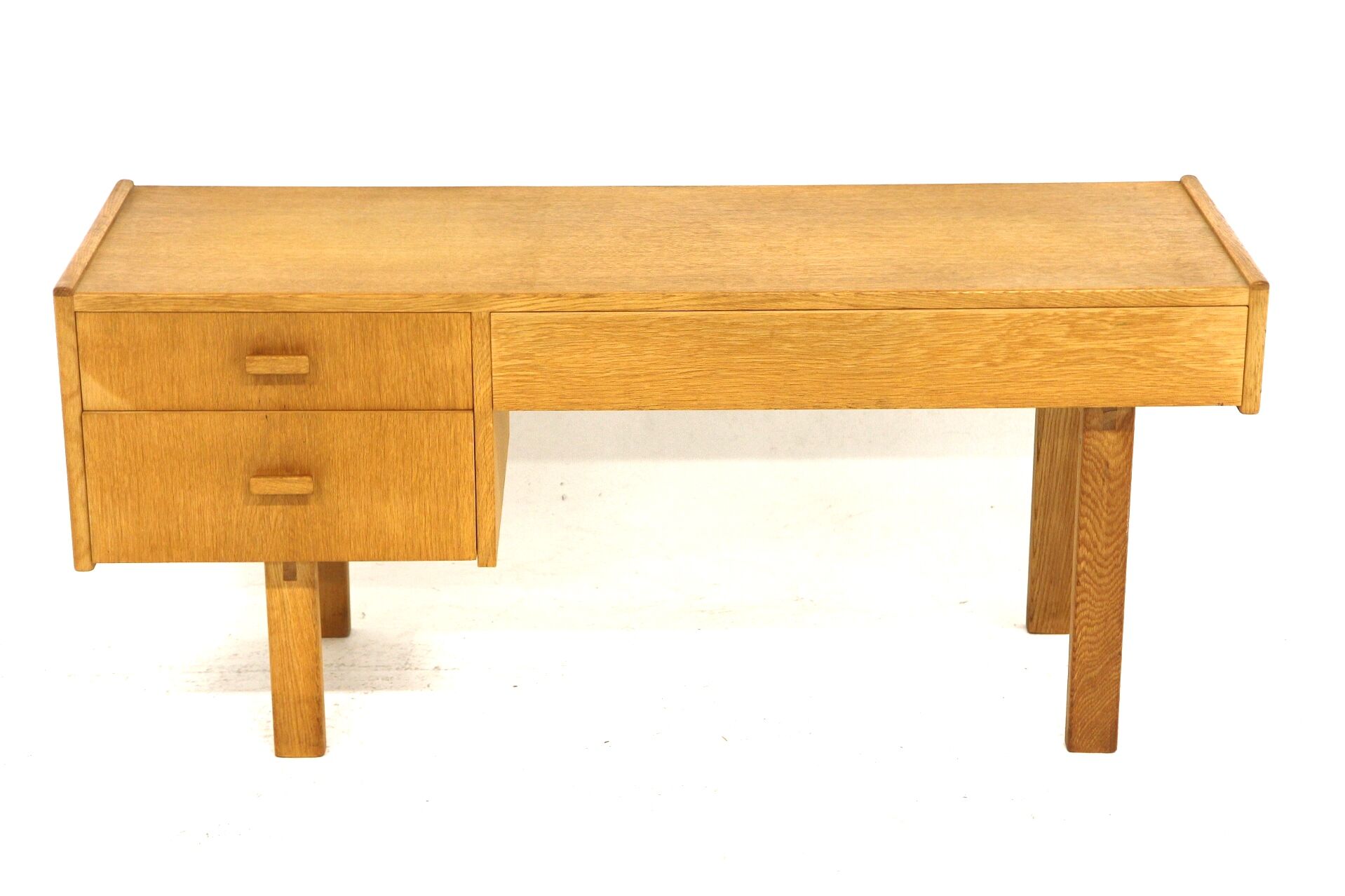 Low oak chest of drawers, Svensk Möbelindustri, Sweden, 1960