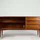Vintage teak sideboard Bartels mid-century 60s design chest of drawers