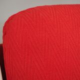 Red armchairs from the 70s