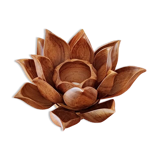 Wooden lotus servant