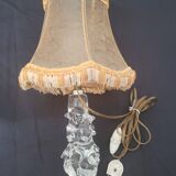 Lampe de chevet en cristal Charles Schneider.