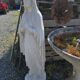Stone statue of the Holy Virgin