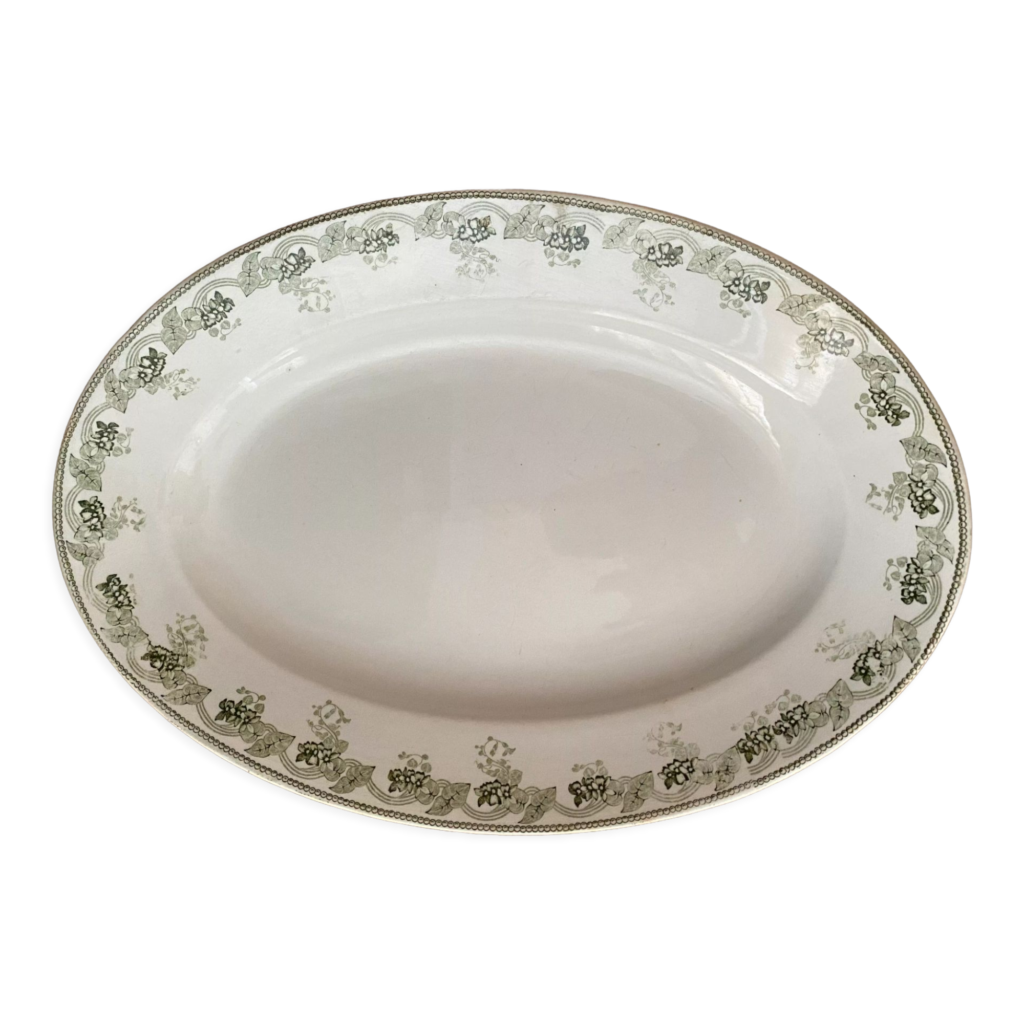 Moulin de Lou earthenware oval dish