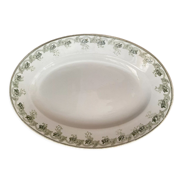 Moulin de Lou earthenware oval dish