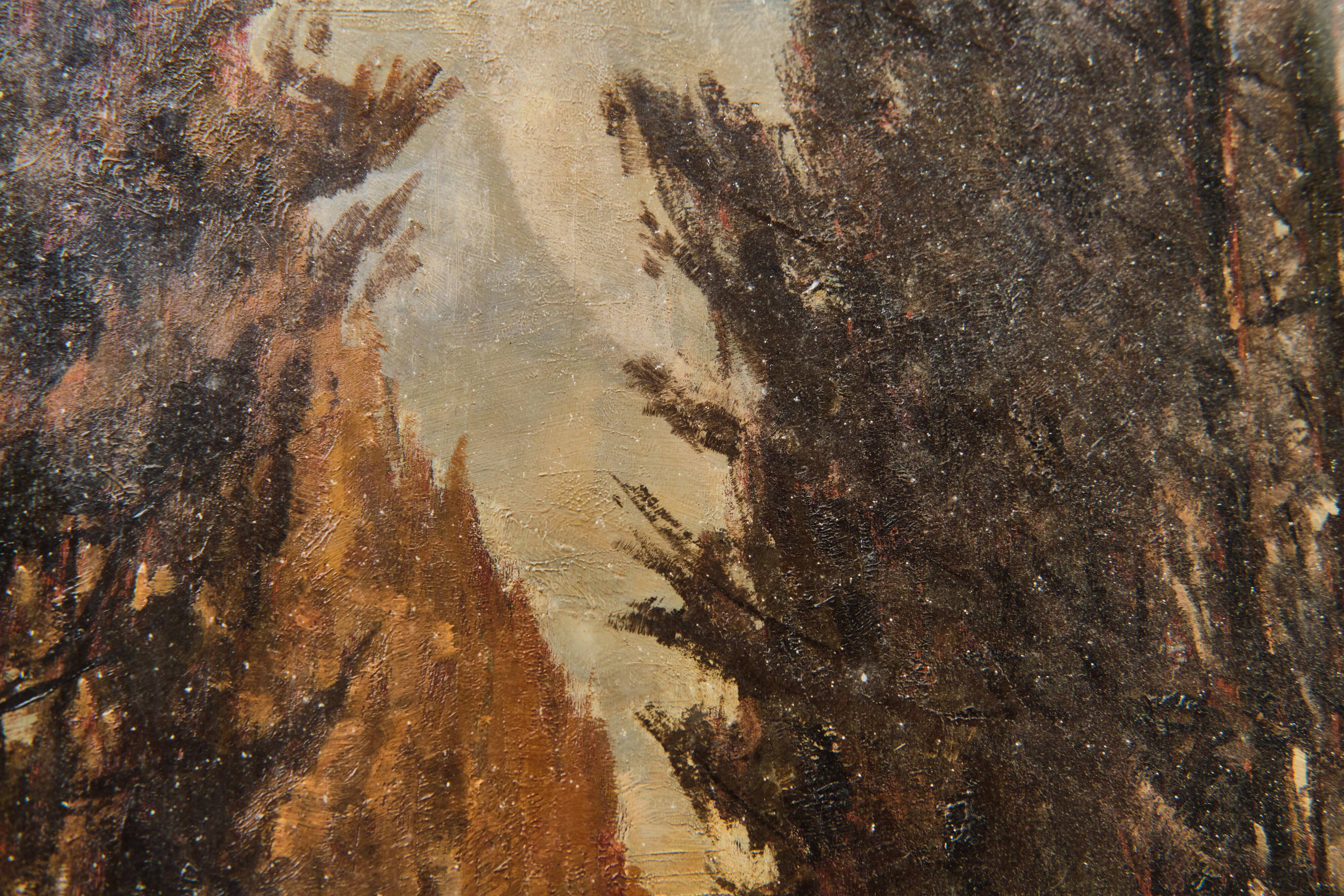 Route forestière, CESARE RIESCH (1906 - 1981)