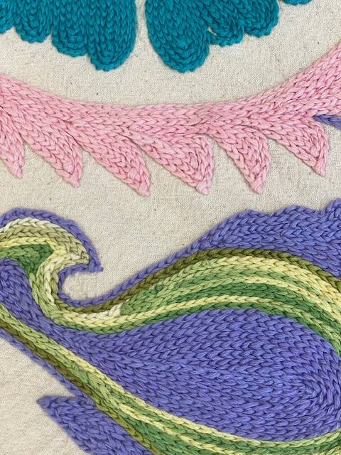 Hand embroidered suzani textile 260 x 230 cm