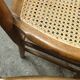 Pair of Louis Philippe walnut/Canage chairs