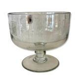 Large blown glass bowl from La Rochère