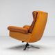 De Sede DS-31 high-back lounge chair in natural leather, Switzerland, 1970
