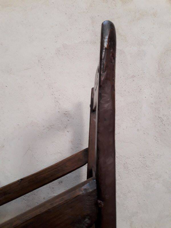 Old country folk art armchair