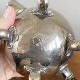 Silver-Plated J.N. Daalderop & Zn. Kettle, Burner and Stand, Chafing Dish, Teapot Warmer, Antique